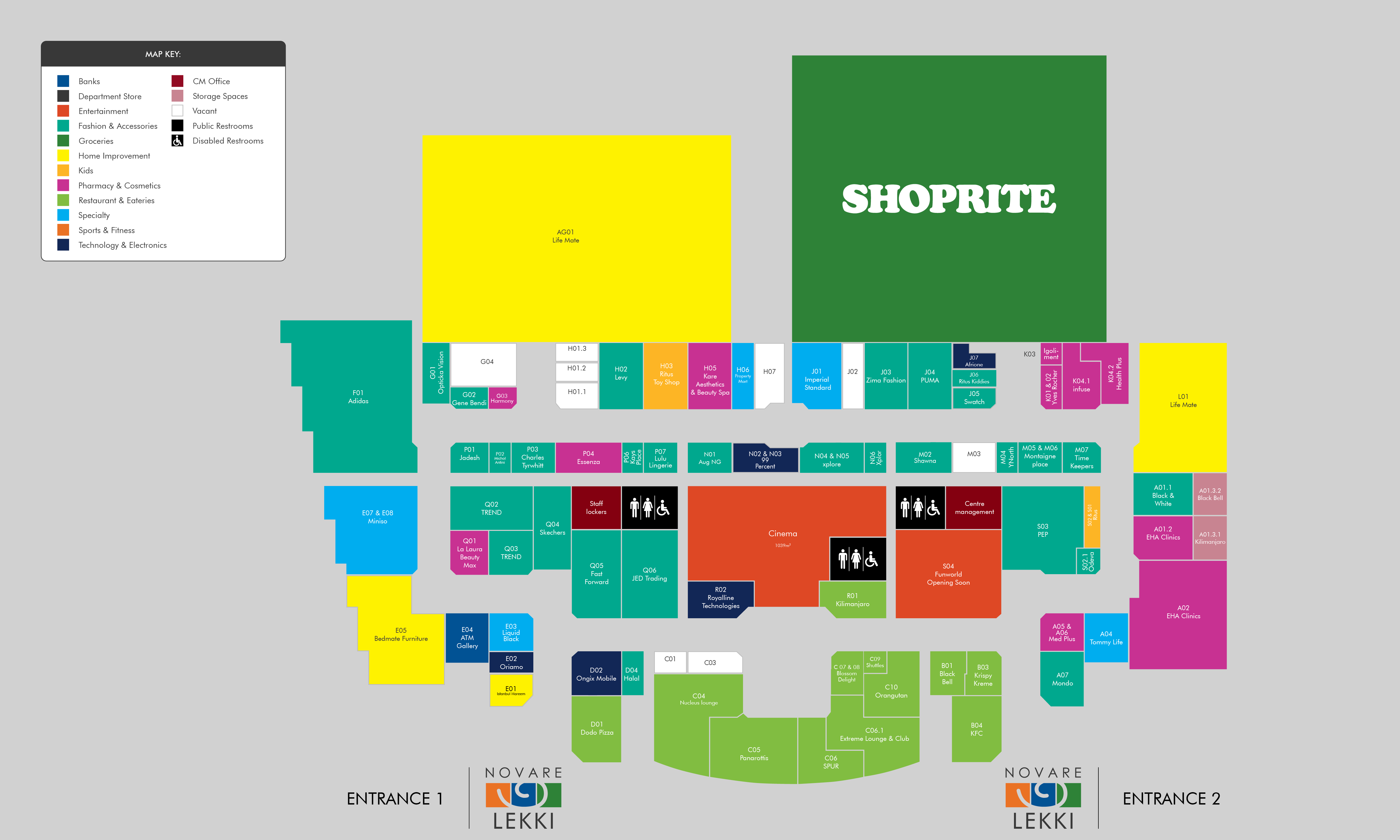 Shopping Mall map